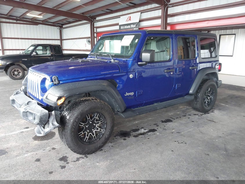 2019 Jeep Wrangler / VIN 1C4HJXDG5KW568888 IAAI salvage auction — FRONT END, Salvage (Georgia), sold $6,400 on 2026-08-20 (photo 2)