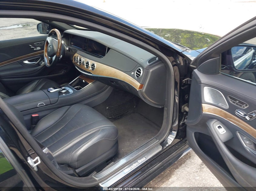 2015 Mercedes-benz S-klasse VIN WDDUG8FB3FA117262 IAAI salvage auction — LEFT FRONT, Salvage Title, sold $8,100 on 2026-08-24 (photo 5)