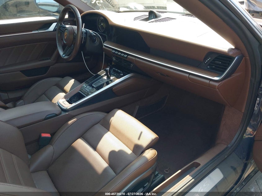 2021 Porsche 911 VIN WP0BB2A95MS235824 IAAI salvage auction — WATER/FLOOD, Salvage Title, sold $87,500 on 2026-08-18 (photo 5)