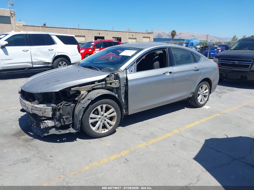 2015 Chrysler 200 VIN 1C3CCCAB8FN702220 IAAI salvage auction — FRONT END, Salvage Title, sold $300 on 2026-08-20 (photo 2)