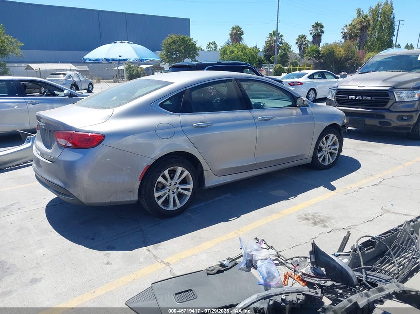 2015 Chrysler 200 VIN 1C3CCCAB8FN702220 IAAI salvage auction — FRONT END, Salvage Title, sold $300 on 2026-08-20 (photo 4)