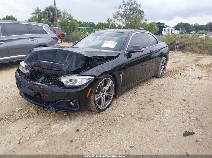 2017 BMW 4er VIN WBA4U7C5XH5D42723 IAAI salvage auction — FRONT END, Wait Title, sold $3,200 on 2026-08-13 (photo 2)