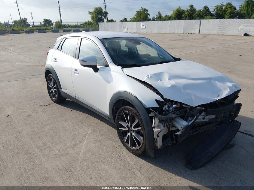 2018 Mazda Cx-3 VIN JM1DKDC72J0329750 IAAI salvage auction — FRONT END, Original (Texas), sold $1,950 on 2026-07-31 (photo 1)