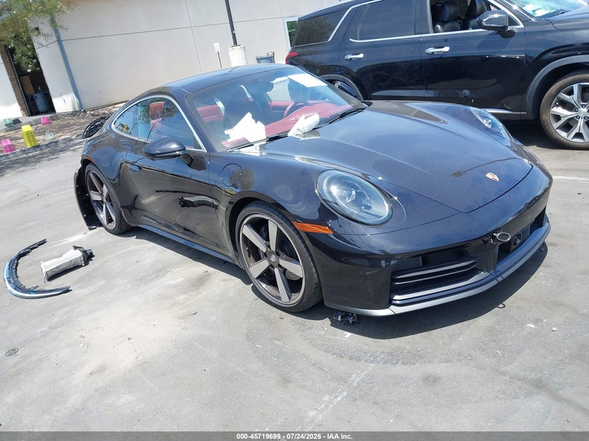 2025 Porsche 911 VIN WP0AA2A93SS206060 — IAAI salvage auction photo