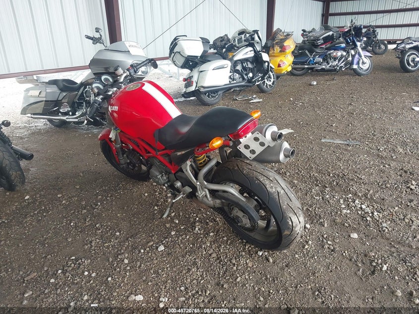 2007 Ducati Monster VIN ZDM1RABP67B098856 IAAI salvage auction — NORMAL WEAR, Clear (Illinois), sold $25 on 2026-08-26 (photo 3)