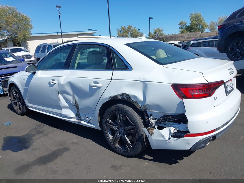 2018 Audi A4 VIN WAULMAF48JA217614 IAAI salvage auction — SIDE, Salvage Certificate (California), sold $6,100 on 2026-08-02 (photo 6)