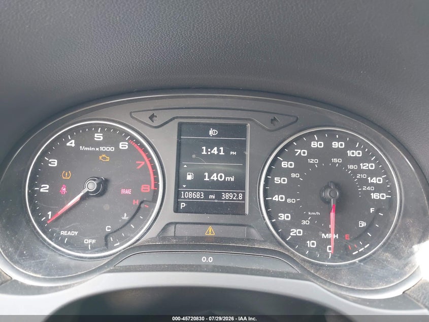 2016 Audi A3 VIN WAUB8GFF4G1064713 IAAI salvage auction — FRONT END, Salvage Title, sold $1,800 on 2026-09-06 (photo 7)