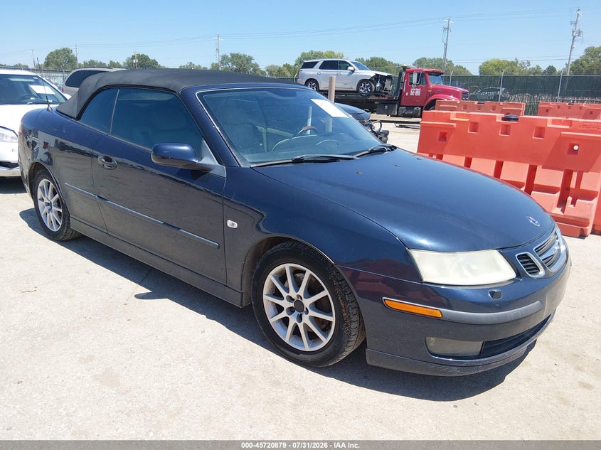 2004 Saab 9-3 VIN YS3FD79Y646005019 IAAI salvage auction — NORMAL WEAR, Clear (Kansas), sold $275 on 2026-08-14 (photo 1)