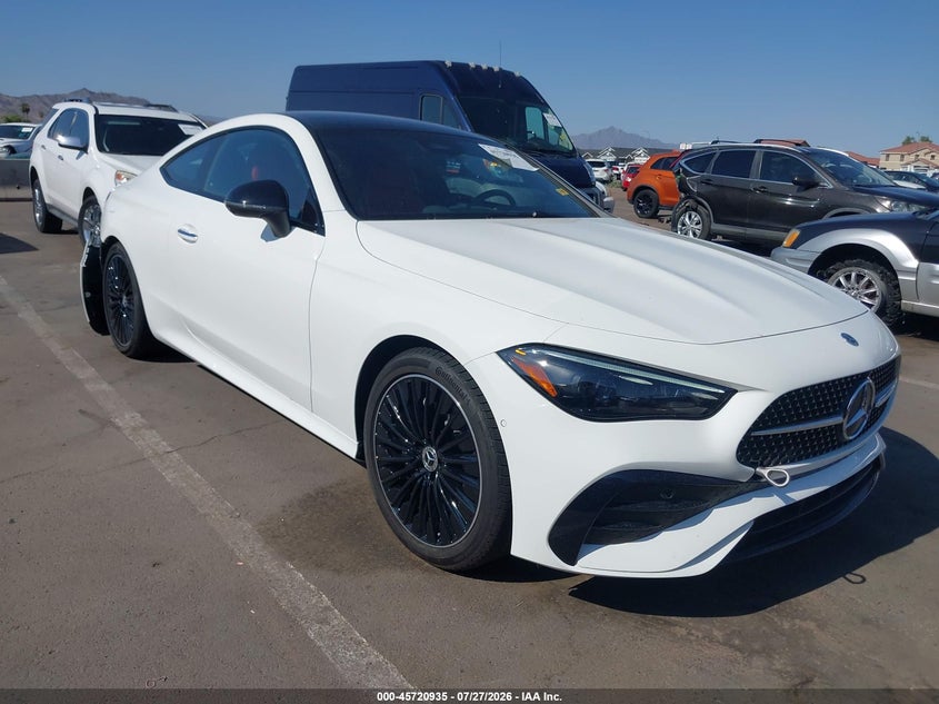 2026 Mercedes-benz Cle-klasse VIN W1KMJ4HB9TF107857 IAAI salvage auction — LEFT SIDE, Wait Title, sold $32,750 on 2026-09-15 (photo 1)