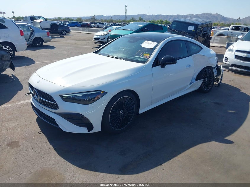2026 Mercedes-benz Cle-klasse VIN W1KMJ4HB9TF107857 IAAI salvage auction — LEFT SIDE, Wait Title, sold $32,750 on 2026-09-15 (photo 2)