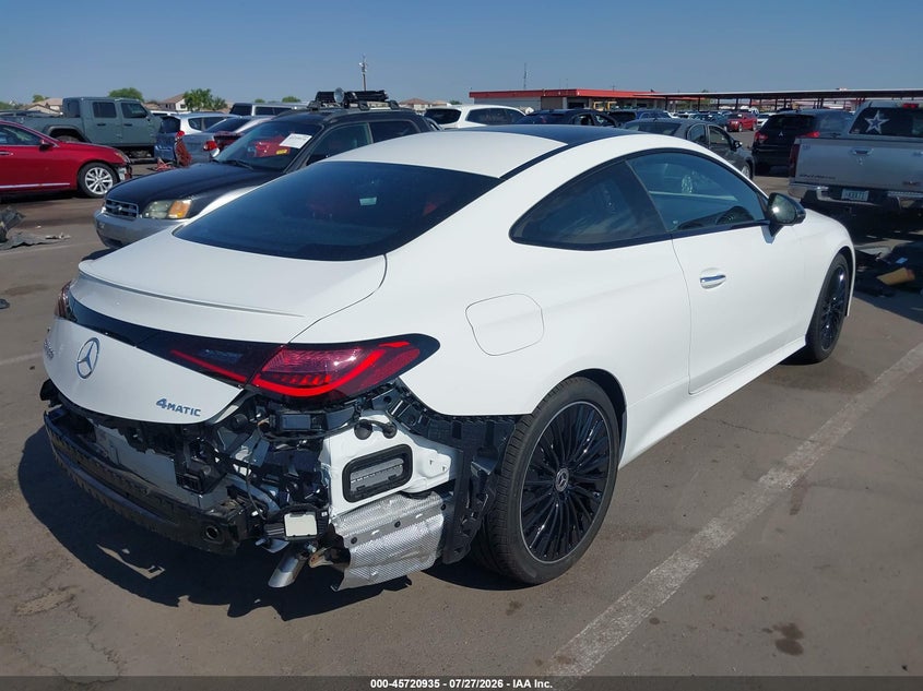 2026 Mercedes-benz Cle-klasse VIN W1KMJ4HB9TF107857 IAAI salvage auction — LEFT SIDE, Wait Title, sold $32,750 on 2026-09-15 (photo 4)