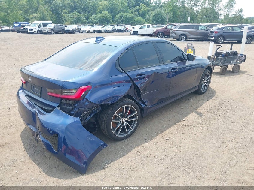 2019 BMW 3er VIN WBA5R7C56KAJ83796 IAAI salvage auction — RIGHT SIDE, Salvage Title, sold $7,500 on 2026-08-22 (photo 6)
