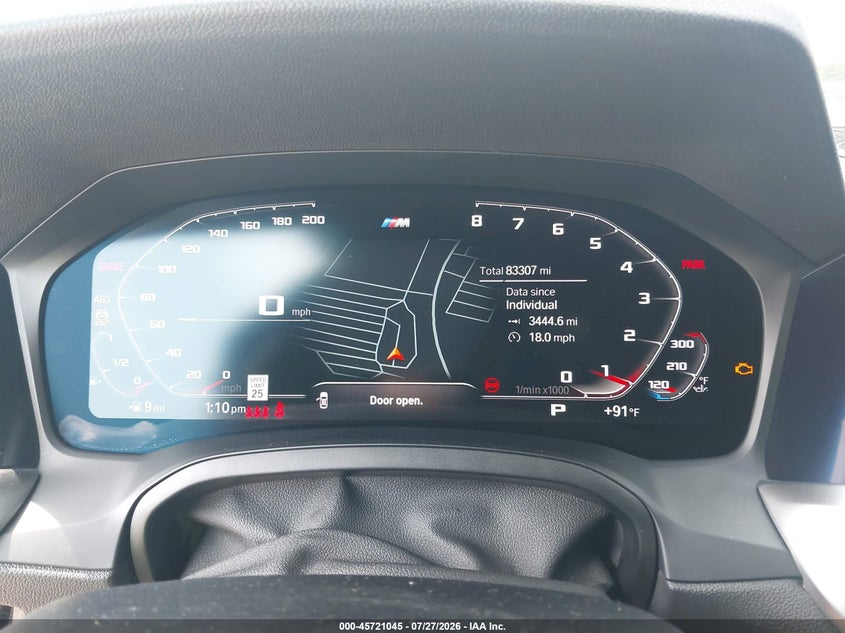 2019 BMW 3er VIN WBA5R7C56KAJ83796 IAAI salvage auction — RIGHT SIDE, Salvage Title, sold $7,500 on 2026-08-22 (photo 7)