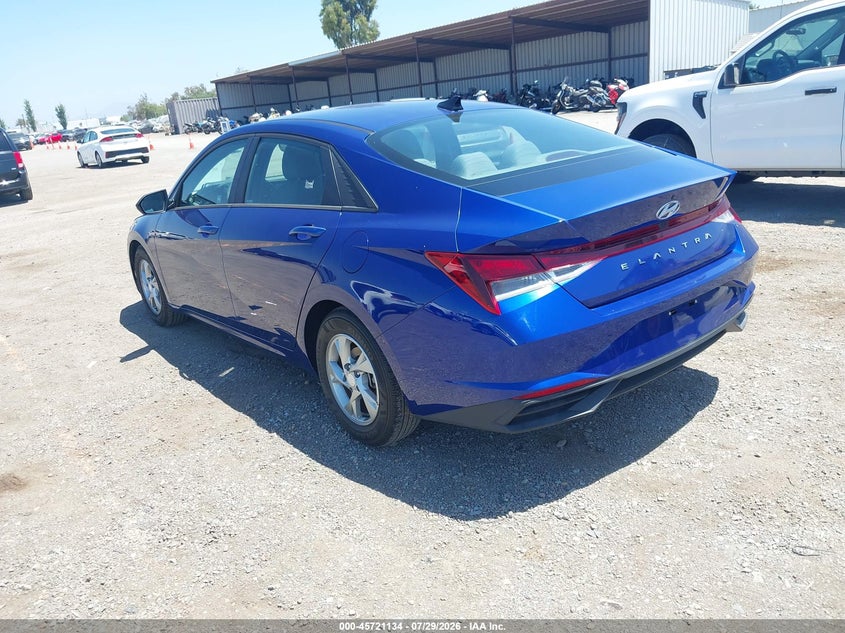2021 Hyundai Elantra VIN 5NPLL4AG2MH049412 IAAI salvage auction — NORMAL WEAR, SF97 (California), sold $14,000 on 2026-08-25 (photo 3)