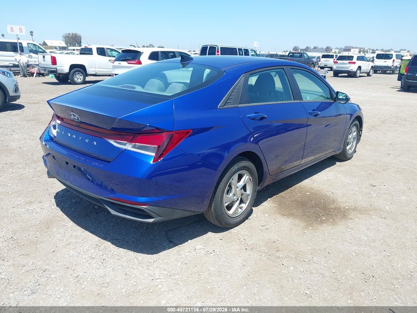 2021 Hyundai Elantra VIN 5NPLL4AG2MH049412 IAAI salvage auction — NORMAL WEAR, SF97 (California), sold $14,000 on 2026-08-25 (photo 4)