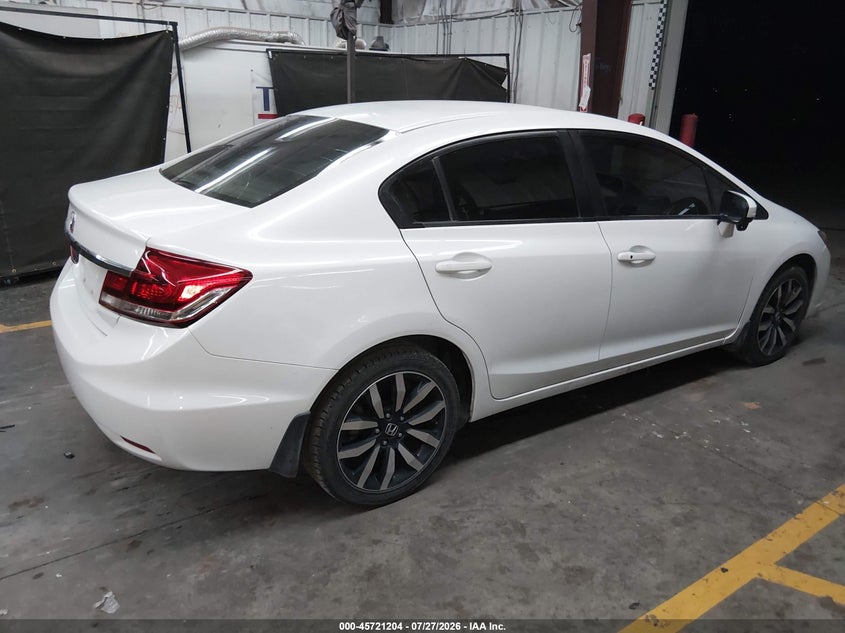 2014 Honda Civic VIN 19XFB2F90EE228231 IAAI salvage auction — SIDE, Salvage Title, sold $3,600 on 2026-08-23 (photo 4)