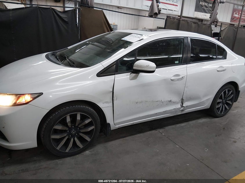 2014 Honda Civic VIN 19XFB2F90EE228231 IAAI salvage auction — SIDE, Salvage Title, sold $3,600 on 2026-08-23 (photo 6)