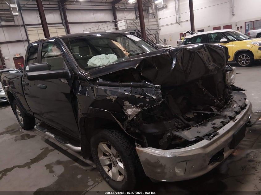 2013 Ram 1500 VIN 1C6RR7GG0DS704791 IAAI salvage auction — FRONT END, Salvage (Idaho), sold $900 on 2026-08-13 (photo 1)
