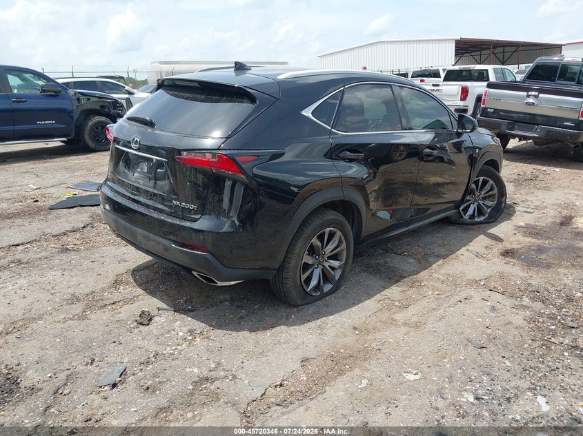 2016 Lexus Nx VIN JTJYARBZ2G2023954 IAAI salvage auction — RIGHT FRONT, Wait Title, sold $8,800 on 2026-09-16 (photo 4)