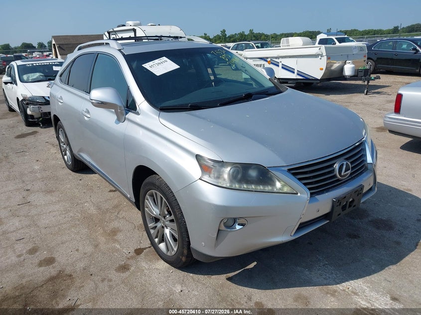 2013 Lexus Rx VIN 2T2BK1BA1DC214906 IAAI salvage auction — SIDE, Salvage (Illinois), sold $4,300 on 2026-08-31 (photo 1)