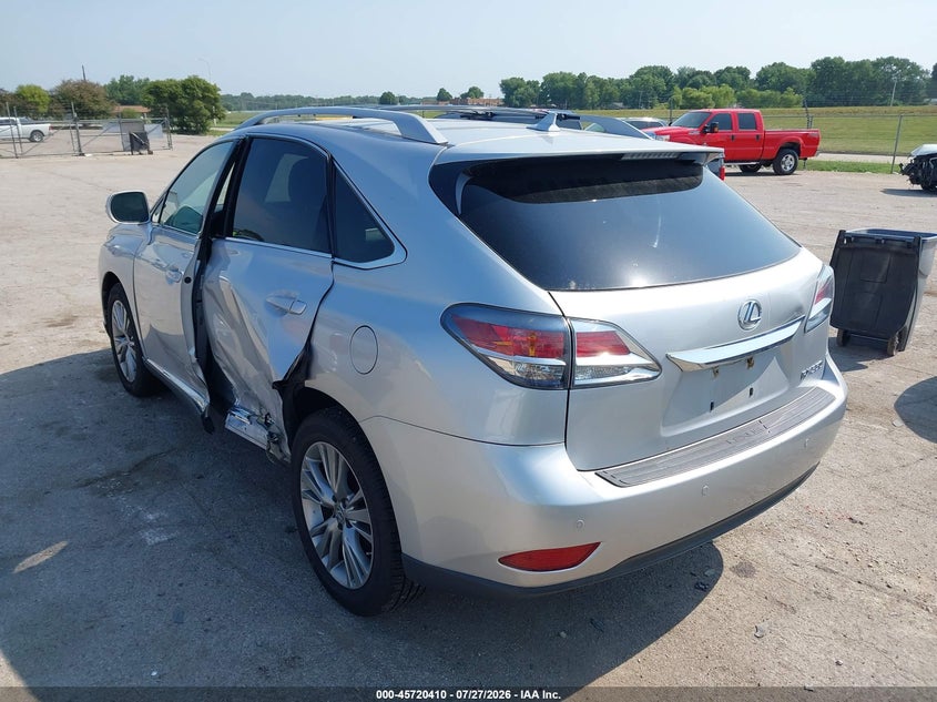 2013 Lexus Rx VIN 2T2BK1BA1DC214906 IAAI salvage auction — SIDE, Salvage (Illinois), sold $4,300 on 2026-08-31 (photo 3)