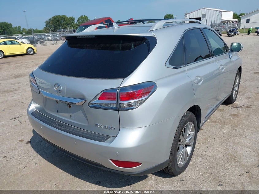 2013 Lexus Rx VIN 2T2BK1BA1DC214906 IAAI salvage auction — SIDE, Salvage (Illinois), sold $4,300 on 2026-08-31 (photo 4)