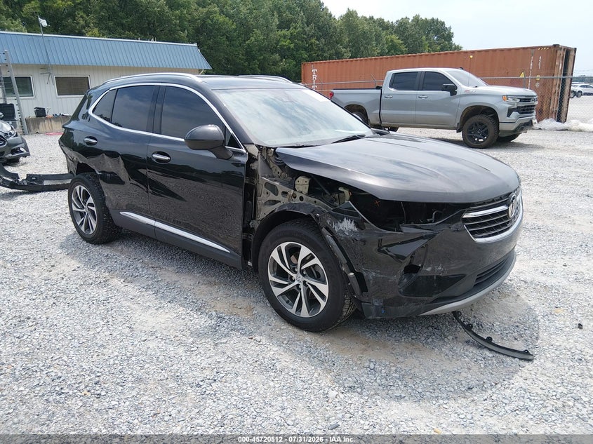 2023 Buick Envision VIN LRBFZNR45PD074793 IAAI salvage auction — REAR END, Wait Title, sold $6,200 on 2026-09-04 (photo 1)