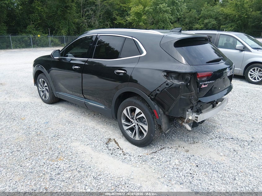 2023 Buick Envision VIN LRBFZNR45PD074793 IAAI salvage auction — REAR END, Wait Title, sold $6,200 on 2026-09-04 (photo 3)