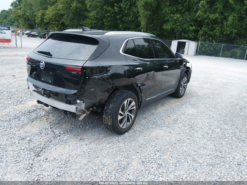 2023 Buick Envision VIN LRBFZNR45PD074793 IAAI salvage auction — REAR END, Wait Title, sold $6,200 on 2026-09-04 (photo 4)