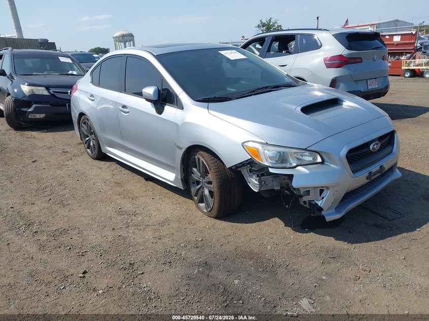 2015 Subaru Wrx VIN JF1VA1D64F8836935 IAAI salvage auction — FRONT END, Salvage (New Jersey), sold $25 on 2026-07-27 (photo 1)