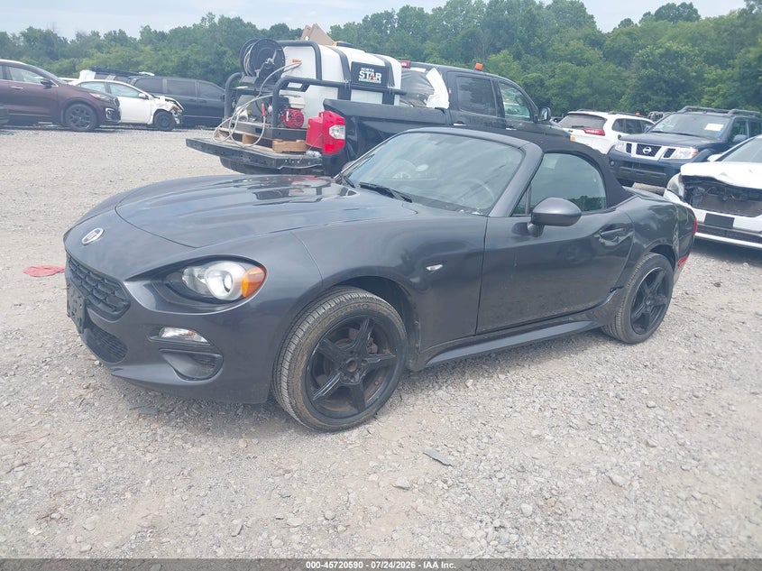 2017 Fiat 124 spider VIN JC1NFAEK8H0128693 IAAI salvage auction — LEFT SIDE, Wait Title, sold $2,750 on 2026-08-13 (photo 2)