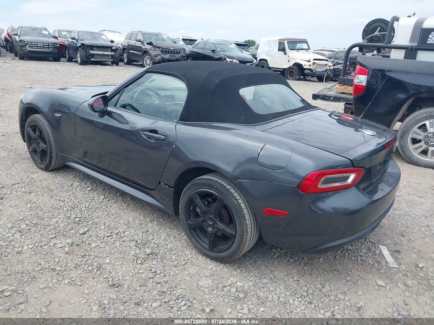 2017 Fiat 124 spider VIN JC1NFAEK8H0128693 IAAI salvage auction — LEFT SIDE, Wait Title, sold $2,750 on 2026-08-13 (photo 3)