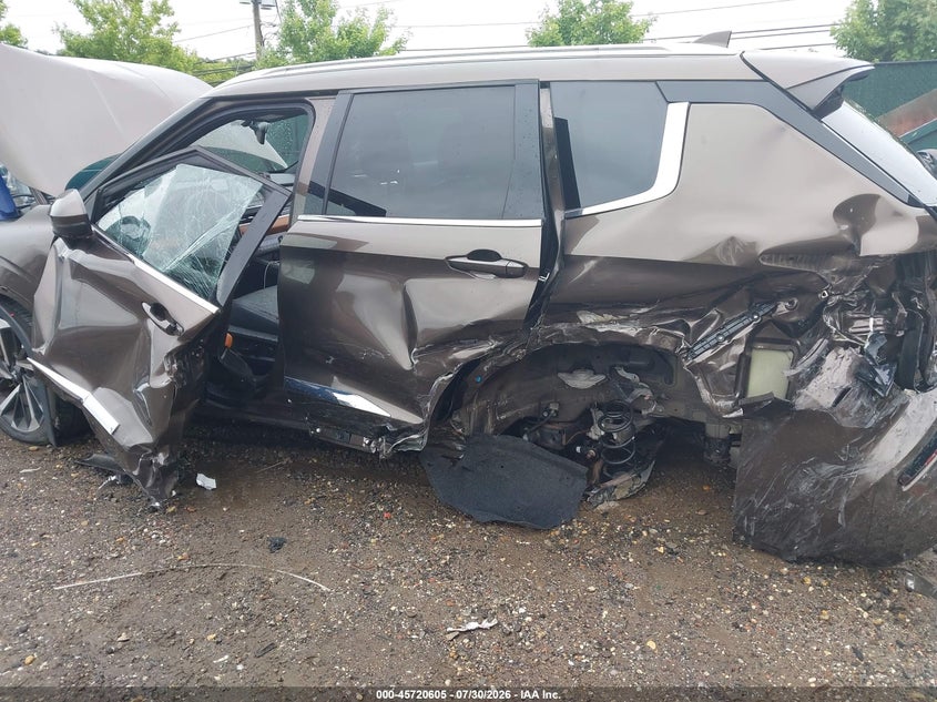 2022 Mitsubishi Outlander VIN JA4J4VA87NZ054628 IAAI salvage auction — LEFT SIDE, Wait Title, sold $3,600 on 2026-09-22 (photo 6)