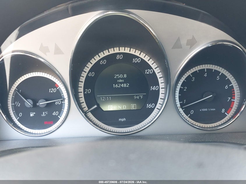2011 Mercedes-benz C class VIN WDDGF5EB9BA524738 IAAI salvage auction — FRONT END, Salvage (Arizona), sold $325 on 2026-08-19 (photo 7)