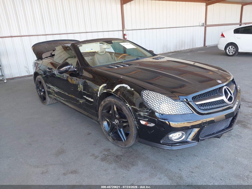 2011 Mercedes-benz Sl-class VIN WDBSK7BA6BF165437 IAAI salvage auction — RIGHT SIDE, Salvage (California), sold $4,050 on 2026-08-13 (photo 1)