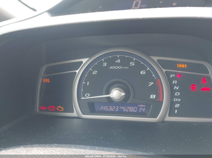 2010 Honda Civic VIN 2HGFA1F37AH557419 IAAI salvage auction — FRONT & REAR, Clear (Massachusetts), sold $675 on 2026-08-03 (photo 7)