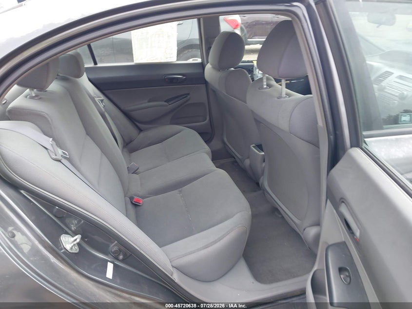 2010 Honda Civic VIN 2HGFA1F37AH557419 IAAI salvage auction — FRONT & REAR, Clear (Massachusetts), sold $675 on 2026-08-03 (photo 8)