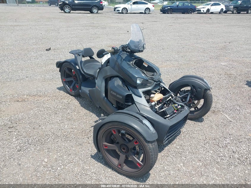 2020 Can-am/ brp Ryker VIN 3JB2FEF21LJ001239 IAAI salvage auction — FRONT END, Salvage Title, sold $675 on 2026-09-09 (photo 1)