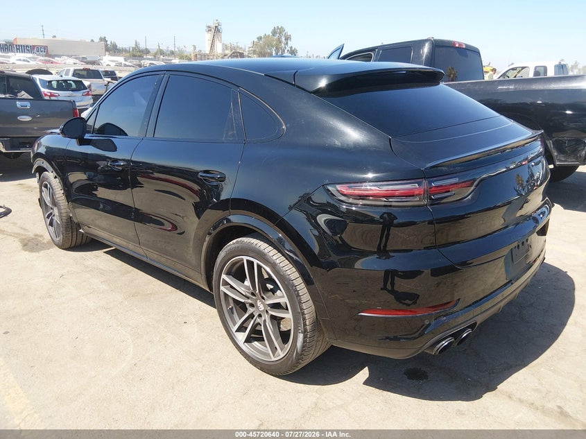 2020 Porsche Cayenne coupe VIN WP1BF2AY8LDA65102 IAAI salvage auction — FRONT END, Salvage Title, sold $23,100 on 2026-09-21 (photo 3)