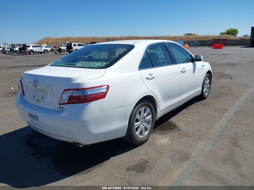 2007 Toyota Camry hybrid VIN JTNBB46K873010217 IAAI salvage auction — FRONT END, Salvage (California), sold $1,050 on 2026-08-02 (photo 4)