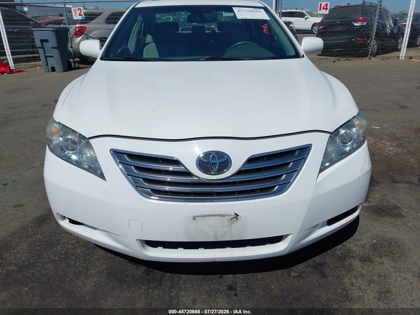 2007 Toyota Camry hybrid VIN JTNBB46K873010217 IAAI salvage auction — FRONT END, Salvage (California), sold $1,050 on 2026-08-02 (photo 6)