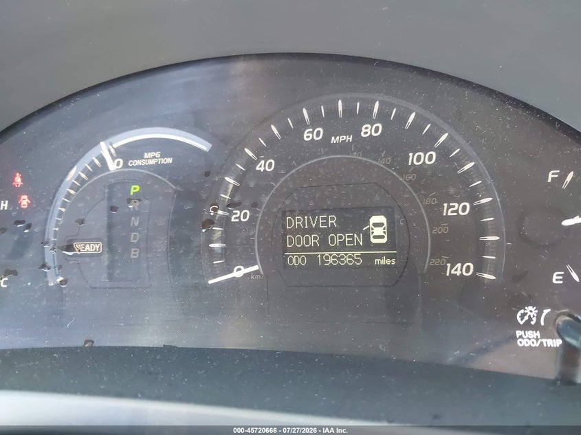 2007 Toyota Camry hybrid VIN JTNBB46K873010217 IAAI salvage auction — FRONT END, Salvage (California), sold $1,050 on 2026-08-02 (photo 7)