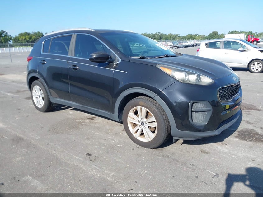 2017 Kia Sportage VIN KNDPM3ACXH7032695 IAAI salvage auction — NORMAL WEAR, Clear (Florida), sold $1,600 on 2026-07-27 (photo 1)