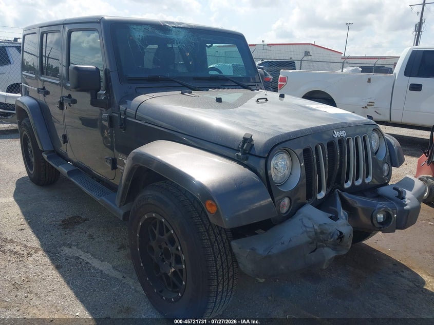 2017 Jeep Wrangler / VIN 1C4BJWEG8HL527972 IAAI salvage auction — FRONT END, Salvage (Louisiana), sold $6,200 on 2026-08-01 (photo 1)