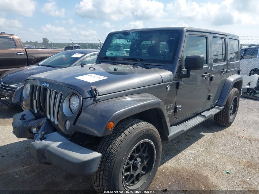 2017 Jeep Wrangler / VIN 1C4BJWEG8HL527972 IAAI salvage auction — FRONT END, Salvage (Louisiana), sold $6,200 on 2026-08-01 (photo 2)