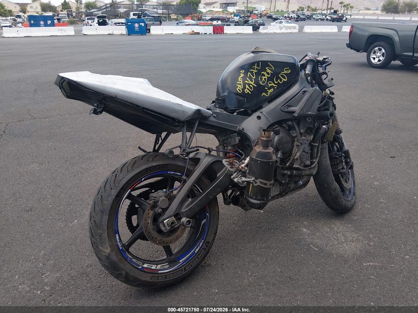 2005 Yamaha Yzfr6 VIN JYARJ06EX5A021085 IAAI salvage auction — THEFT, Salvage (Nevada), sold $225 on 2026-08-26 (photo 4)