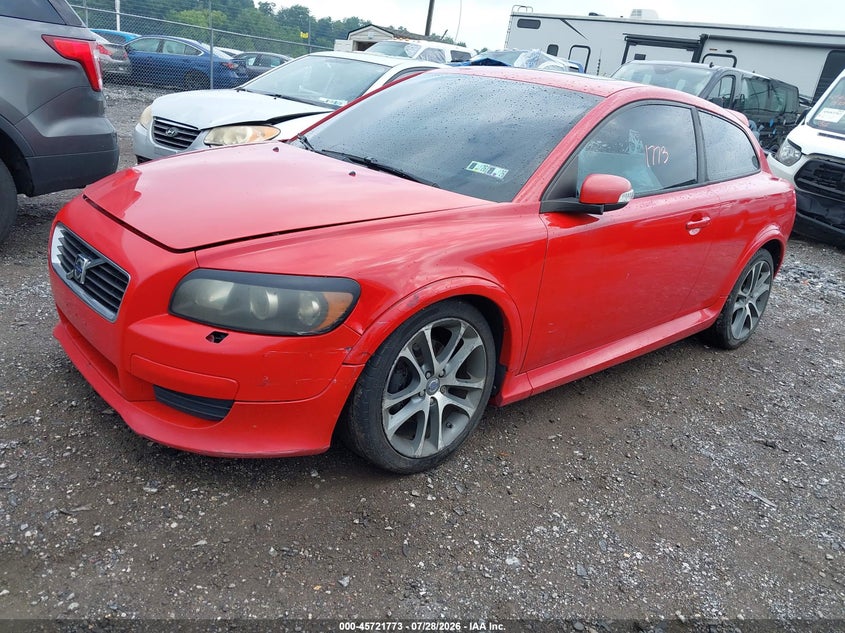 2008 Volvo C30 VIN YV1MK672182055265 IAAI salvage auction — LEFT FRONT, Salvage (Pennsylvania), sold $325 on 2026-08-05 (photo 2)