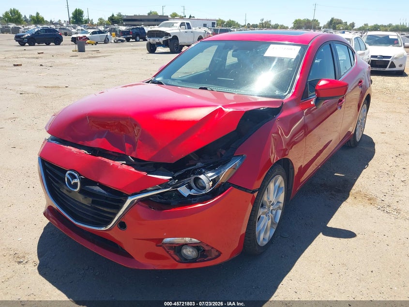2014 Mazda 3 VIN JM1BM1W33E1128660 IAAI salvage auction — NORMAL WEAR, Clear - Dealer Only (California), sold $125 on 2026-07-31 (photo 2)