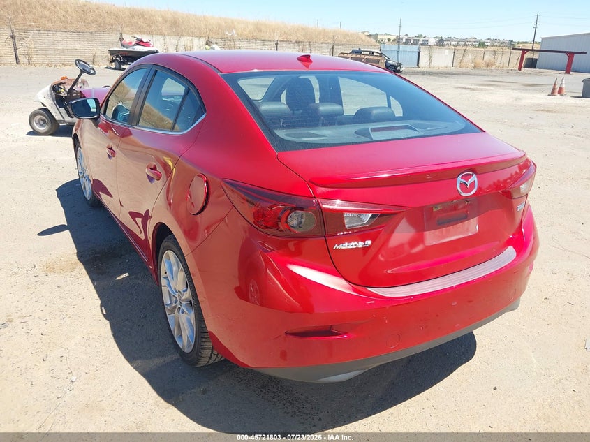 2014 Mazda 3 VIN JM1BM1W33E1128660 IAAI salvage auction — NORMAL WEAR, Clear - Dealer Only (California), sold $125 on 2026-07-31 (photo 3)