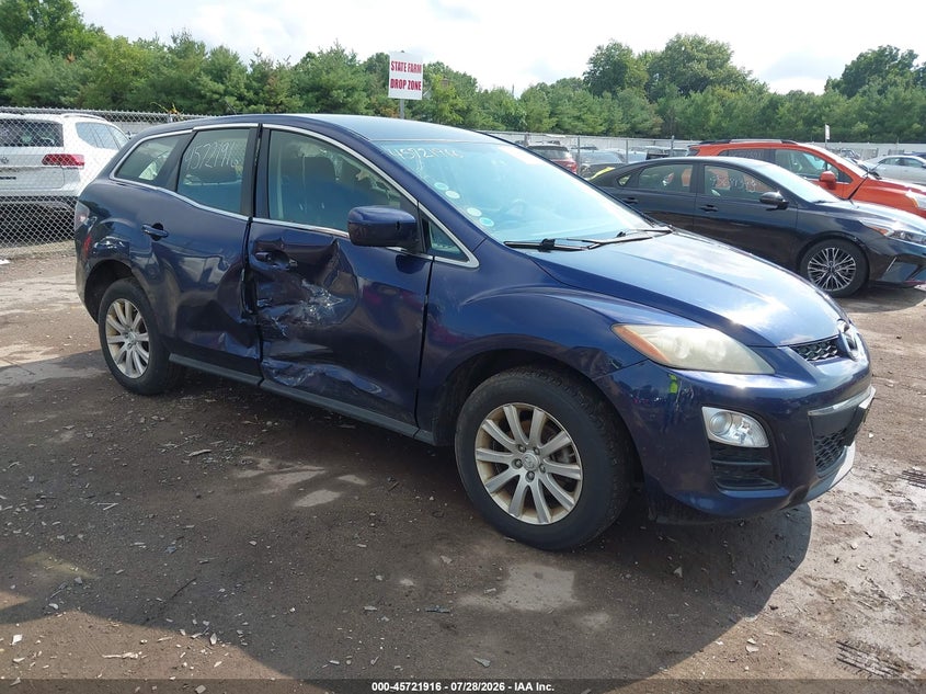 2012 Mazda Cx-7 VIN JM3ER2A52C0420646 IAAI salvage auction — SIDE, Clear (Indiana), sold $525 on 2026-09-11 (photo 1)